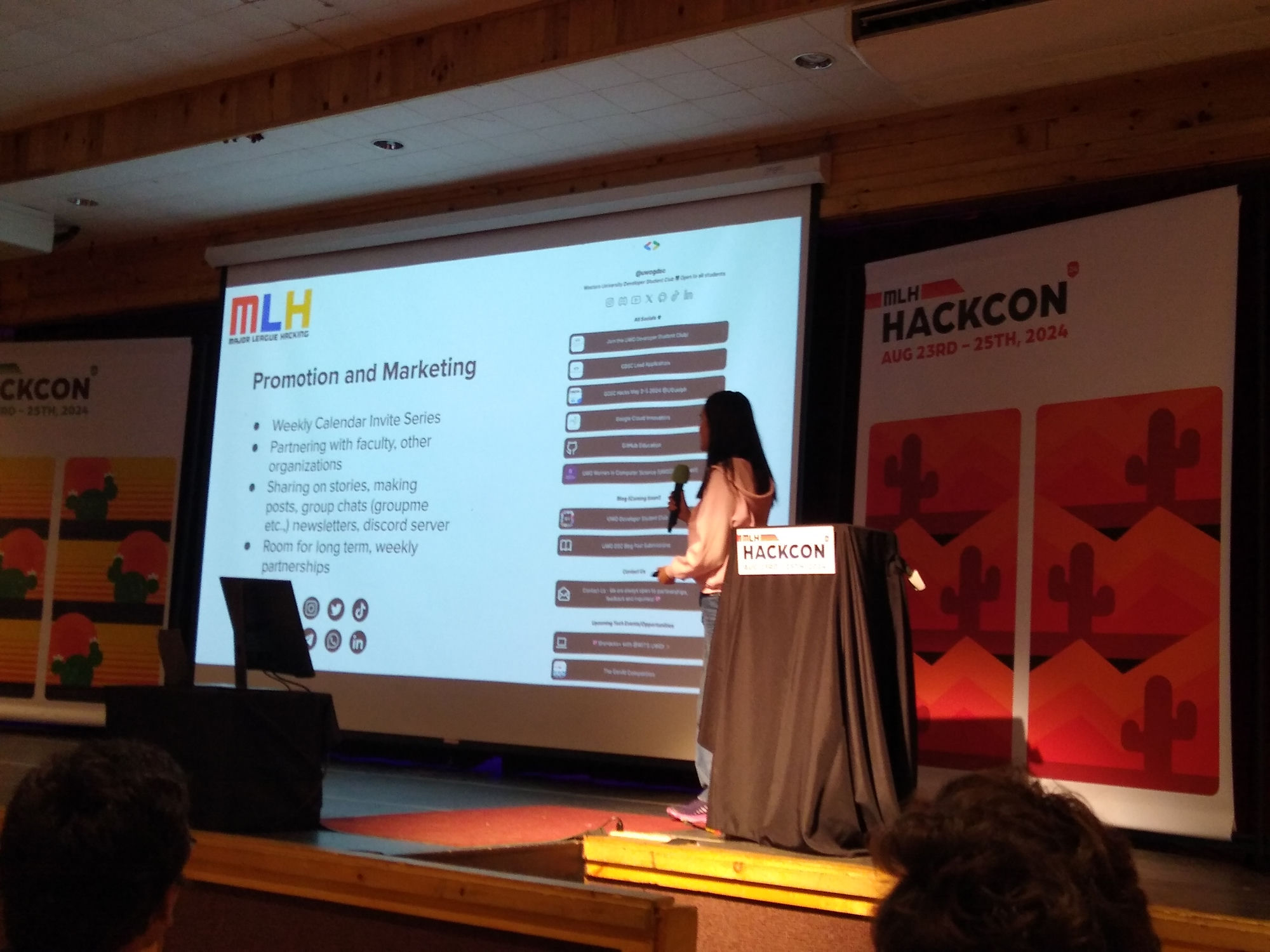 Speaking event